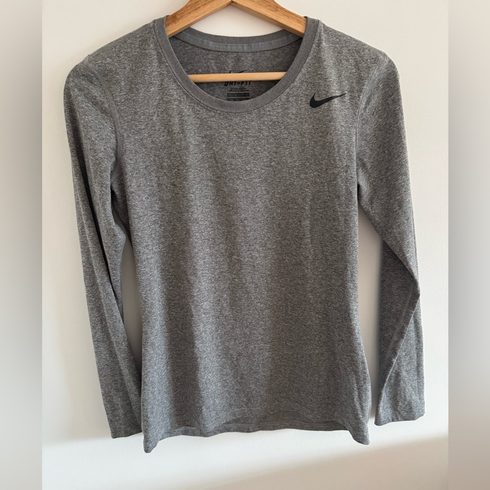 Nike Dri-FIT Heather Gray Tee